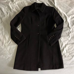 Black Kenneth Cole Wool Coat